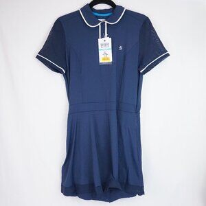NWT Original Penguin Veronica Tennis Dress With Shorts in Navy Size Medium